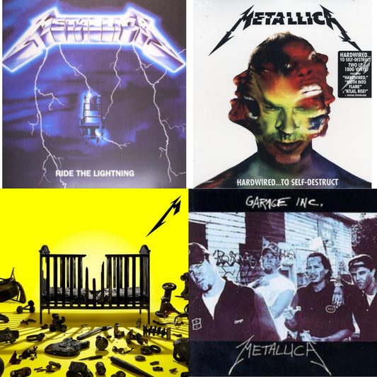 72 Seasons (2LP) & Garage Inc. & Ride The Lightning (180G) & Hardwired To Self-Destruct (2LP/180G/Dl Card)