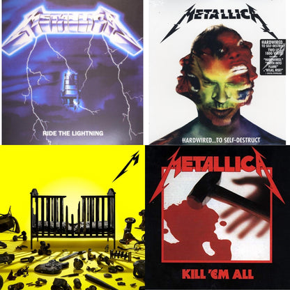 72 Seasons (2LP) & Kill Em All (180G) & Ride The Lightning (180G) & Hardwired To Self-Destruct (2LP/180G/Dl Card)