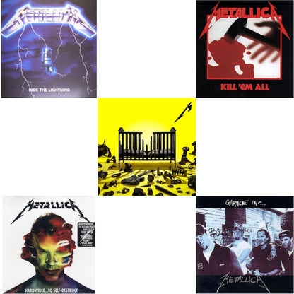 72 Seasons (2LP) & Garage Inc. & Kill Em All (180G) & Ride The Lightning (180G) & Hardwired To Self-Destruct (2LP/180G/Dl Card)