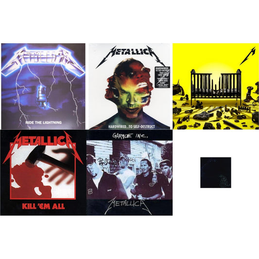 72 Seasons (2LP) & Metallica (Remastered/2LP) & Garage Inc. & Kill Em All (180G) & Ride The Lightning (180G) & Hardwired To Self-Destruct (2LP/180G/Dl Card)