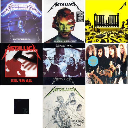 72 Seasons (2LP) & Metallica (Remastered/2LP) & Garage Inc. & Kill Em All (180G) & Ride The Lightning (180G) & Hardwired To Self-Destruct (2LP/180G/Dl Card) & $5.98 Ep: Garage Days Re-Revisited (Remastered) & And Justice For All (Remastered)