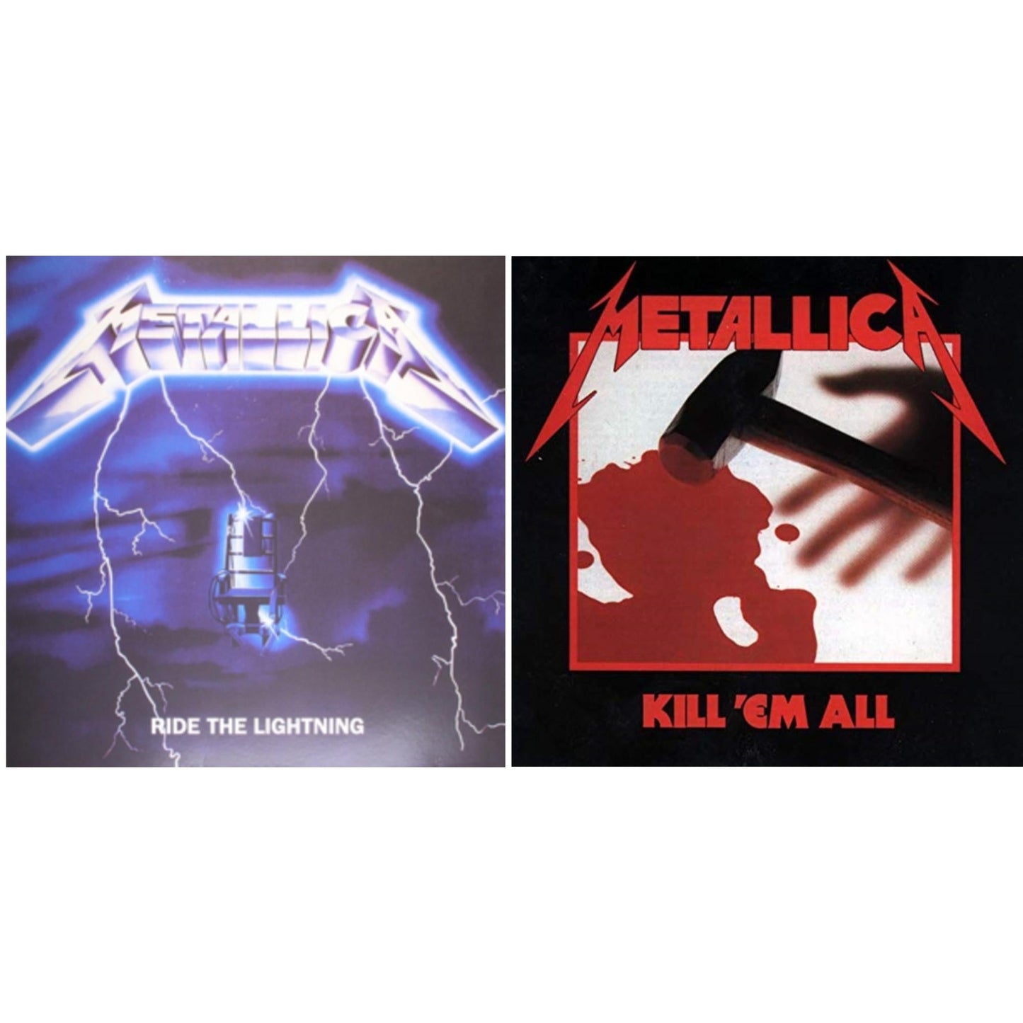 This is a 2 LP Vinyl SKU bundle.
1.This LP Vinyl is brand new.Format: LP VinylMusic Style: ThrashThis item's title is: Ride The Lightning (180G)Artist: MetallicaLabel: RHINO/BLACKENED RECORDINGSBarcode: 858978005059Release Date: 4/15/2016
2.This LP Vinyl is brand new.