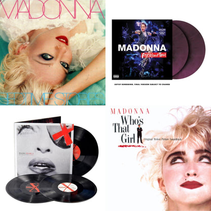 Bedtime Stories (180G) & Rebel Heart Tour (X) (Purple Galaxy Swirl Vinyl/2LP) & Madame X (Live) (3LP) & Who's That Girl Ost (Back 2 The 80S) (I)