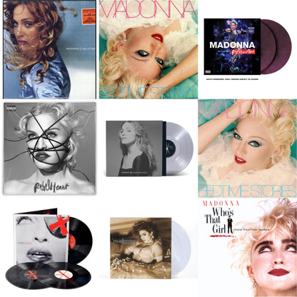 Ray Of Light (2LP/180G) & Bedtime Stories (180G) & Rebel Heart Tour (X) (Purple Galaxy Swirl Vinyl/2LP) & Rebel Heart & Veronica Electronica (Clear LP Vinyl) & Bedtime Stories (The Silver Collection) (Silver LP Vinyl) & Madame X (Live) (3LP)