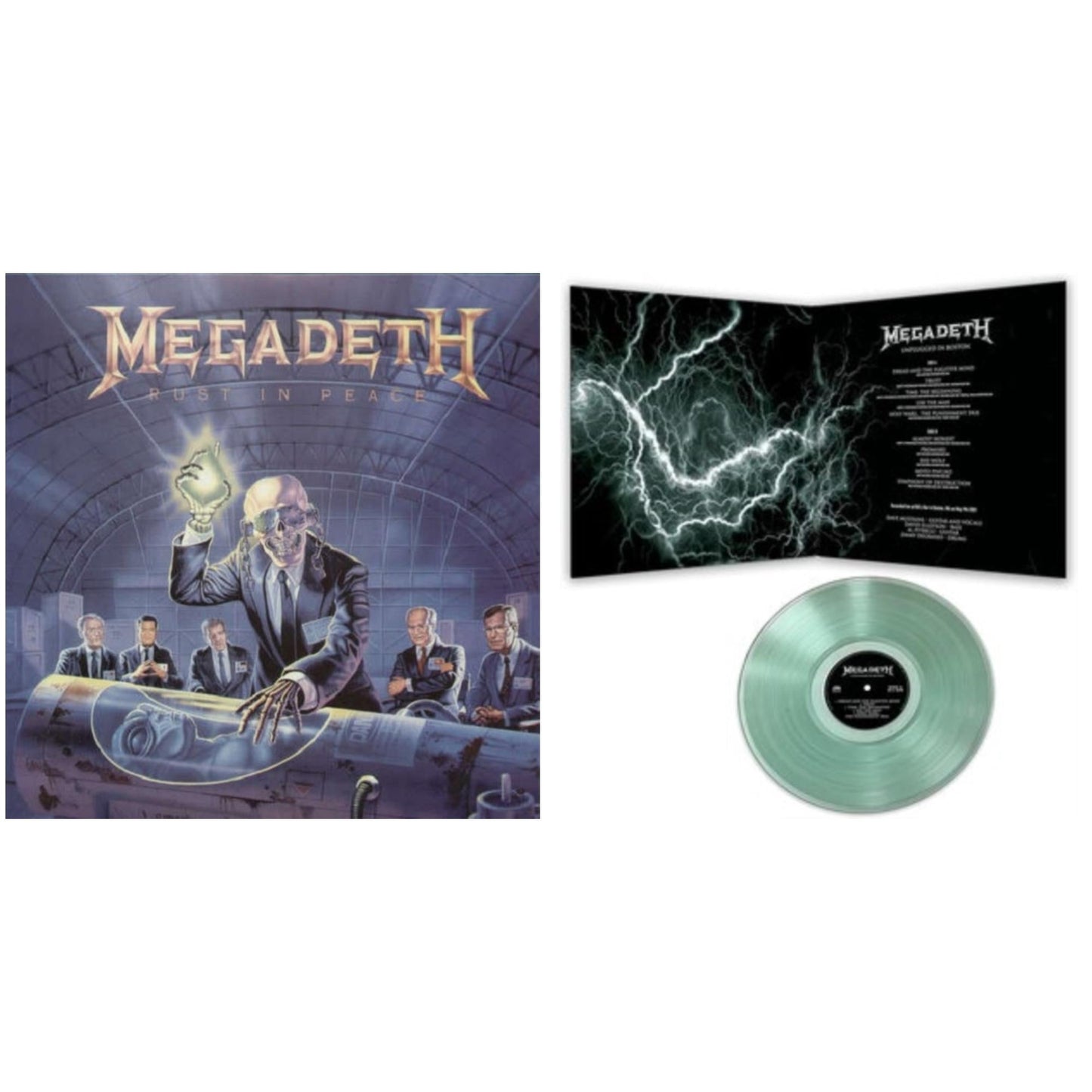Rust In Peace & Unplugged In Boston (Coke Bottle Green LP Vinyl)