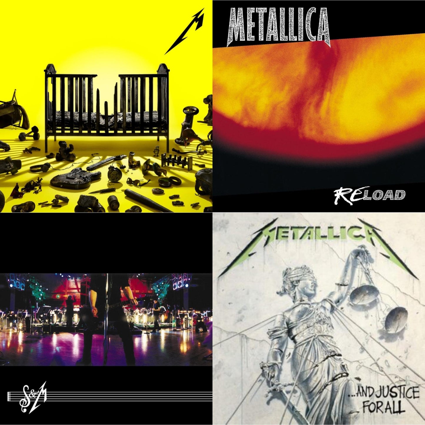 72 Seasons (2LP) & Reload & S&M & And Justice For All (Remastered)