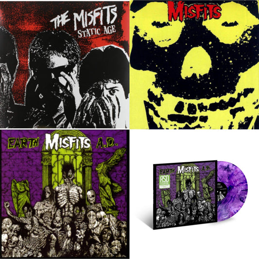 This is a 4 LP Vinyl SKU bundle.
1.This LP Vinyl is brand new.Format: LP VinylMusic Style: HardcoreThis item's title is: Earth A.D.Artist: MisfitsLabel: Plan 9Barcode: 017046190213Release Date: 4/2/1995
2.This LP Vinyl is brand new.
