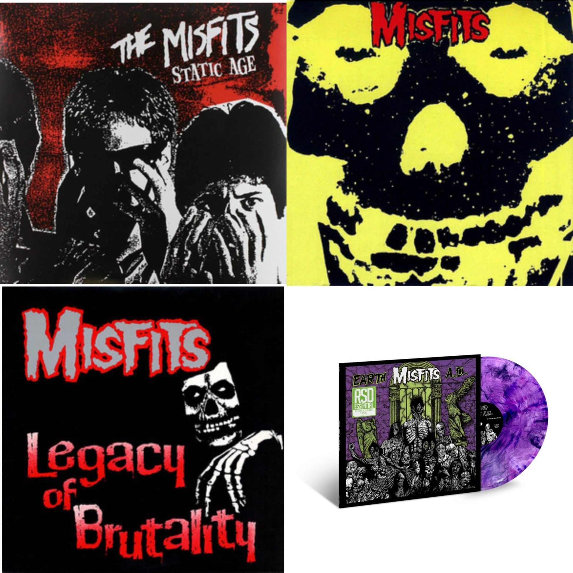 This is a 4 LP Vinyl SKU bundle.
1.This LP Vinyl is brand new.Format: LP VinylMusic Style: Progressive HouseThis item's title is: Static AgeArtist: MisfitsLabel: ASTRALWERKSBarcode: 017046752015Release Date: 7/15/1997
2.This LP Vinyl is brand new.