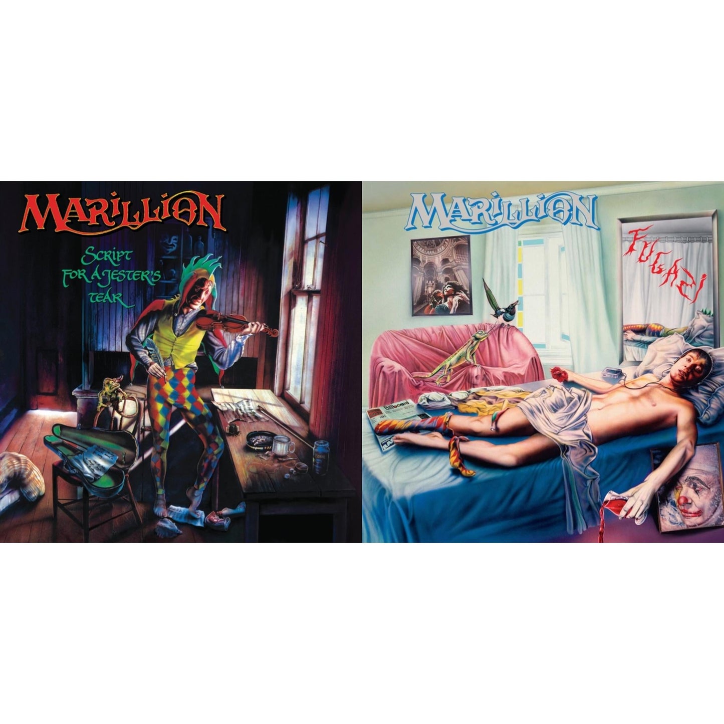 This is a 2 LP Vinyl SKU bundle.
1.This LP Vinyl is brand new.Format: LP VinylMusic Style: Prog RockThis item's title is: Script For A Jester's Tear (2020 Stereo Remix)Artist: MarillionLabel: RHINO/PARLOPHONEBarcode: 190295301989Release Date: 7/30/2021
2.This LP Vinyl is brand new.