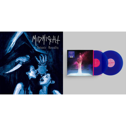 This is a 2 LP Vinyl SKU bundle.
1.This LP Vinyl is brand new.Format: LP VinylMusic Style: Speed MetalThis item's title is: Satanic Royalty (Aqua Blue & Black Melt LP Vinyl)Artist: MidnightLabel: METAL BLADE RECORDSBarcode: 039841580464Release Date: 12/31/2021
2.