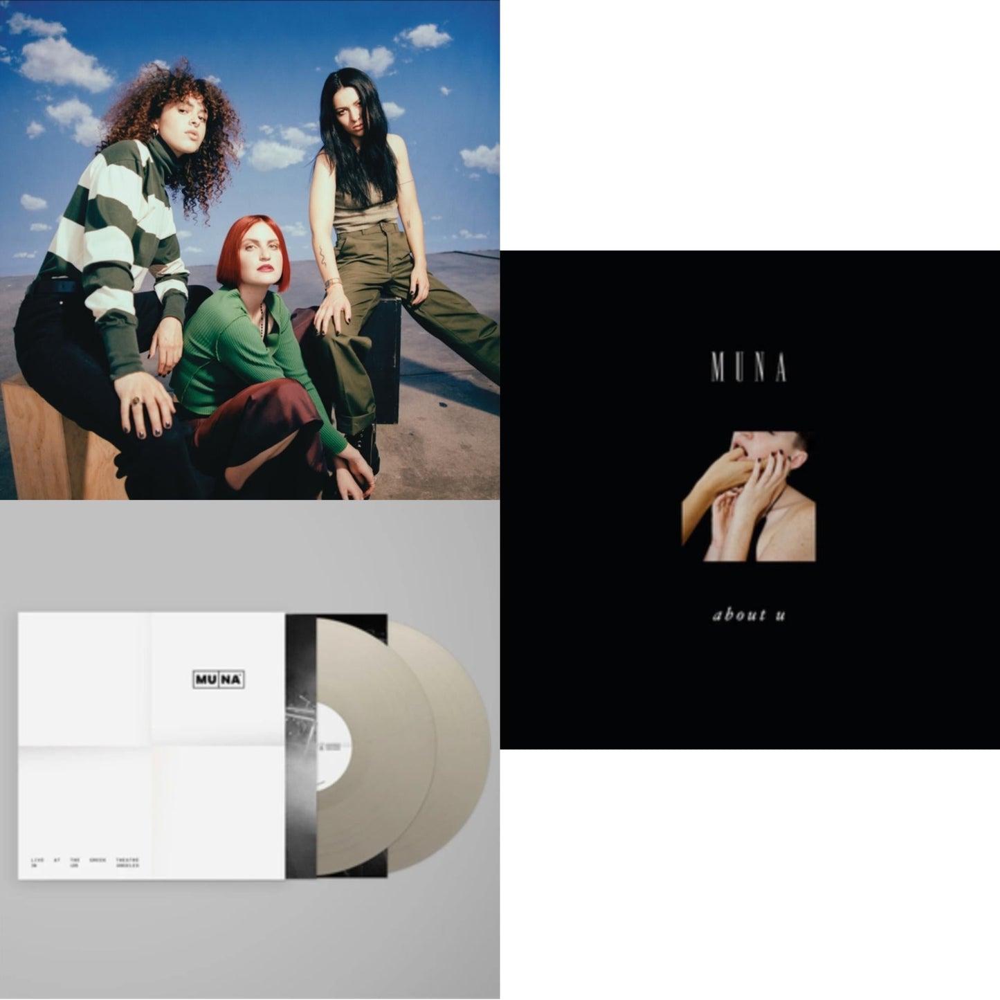 Saves The World & Live At The Greek Theatre In Los Angeles (2LP/Metallic Silver Vinyl) & About U (2LP/150G/Opaque Pink/Gatefold)