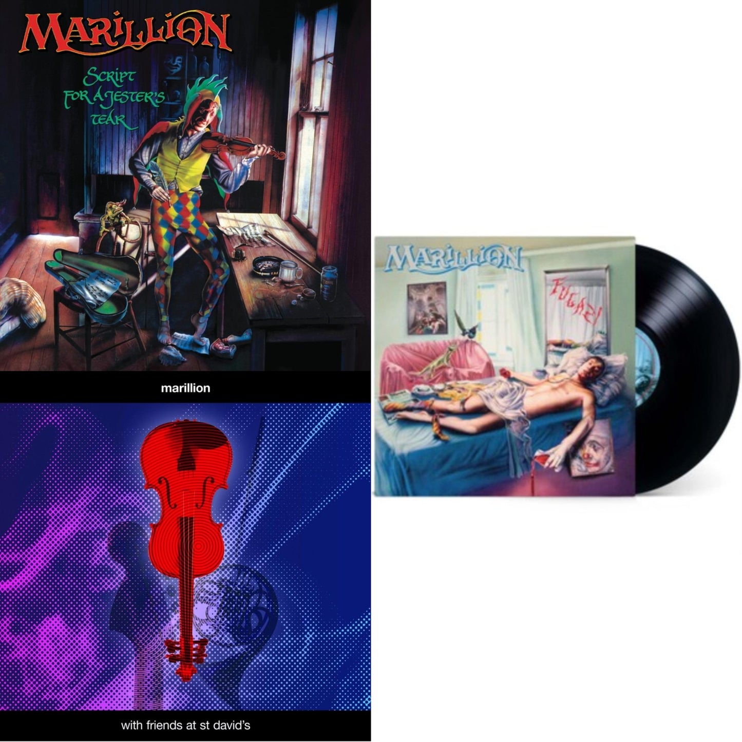 Fugazi (2021 Stereo Remix) & Script For A Jester's Tear (2020 Stereo Remix) & With Friends At St David's