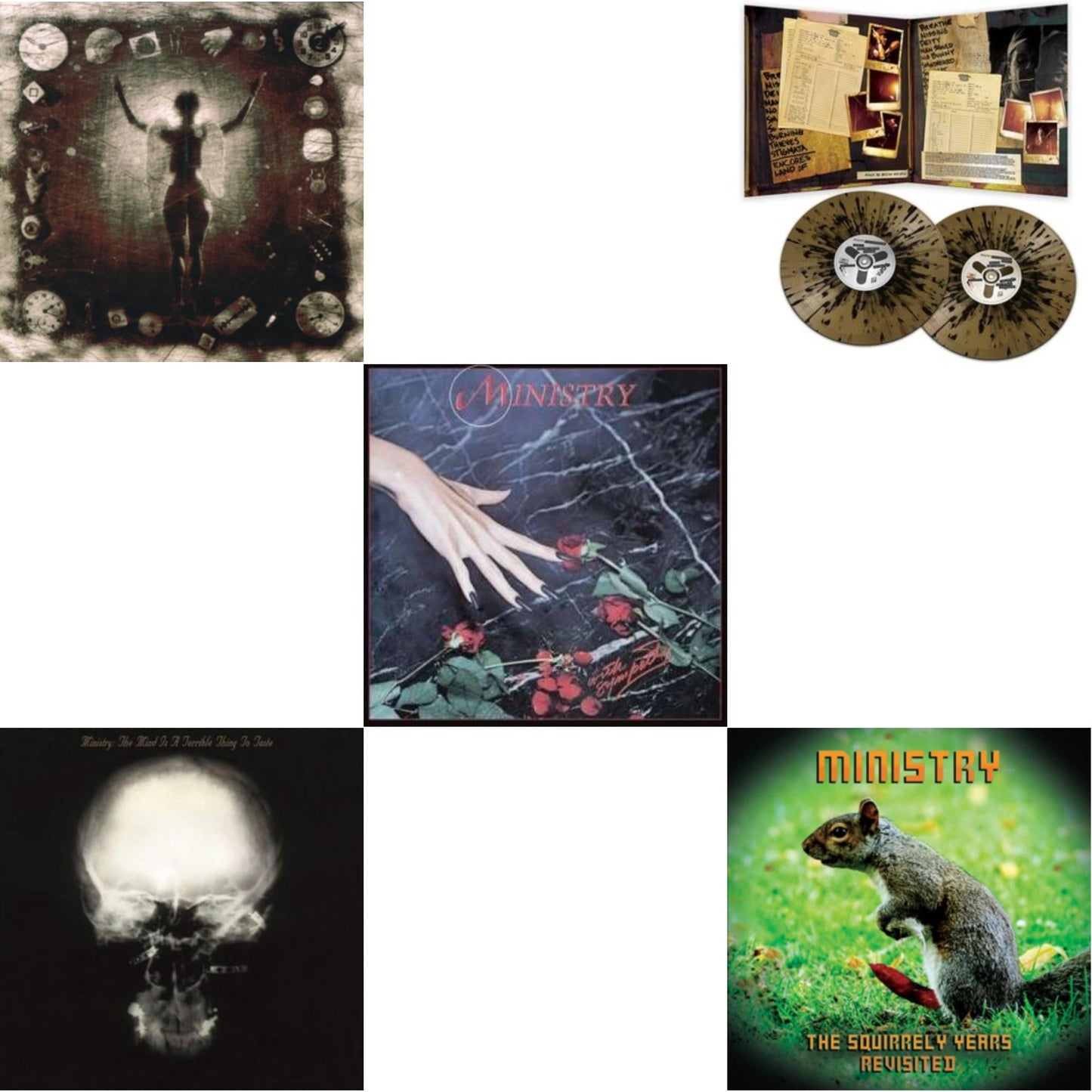 Ke*A*H** (Psalm 69) (180G) & Mind Is A Terrible Thing To Taste (180G) & With Sympathy (180G) & Live Necronomicon (Black & Gold Splatter Vinyl/2LP) & Squirrely Years Revisited (Purple Marble LP Vinyl)