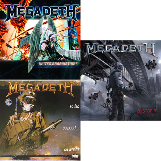 United Abominations & So Far So Good So What & Dystopia