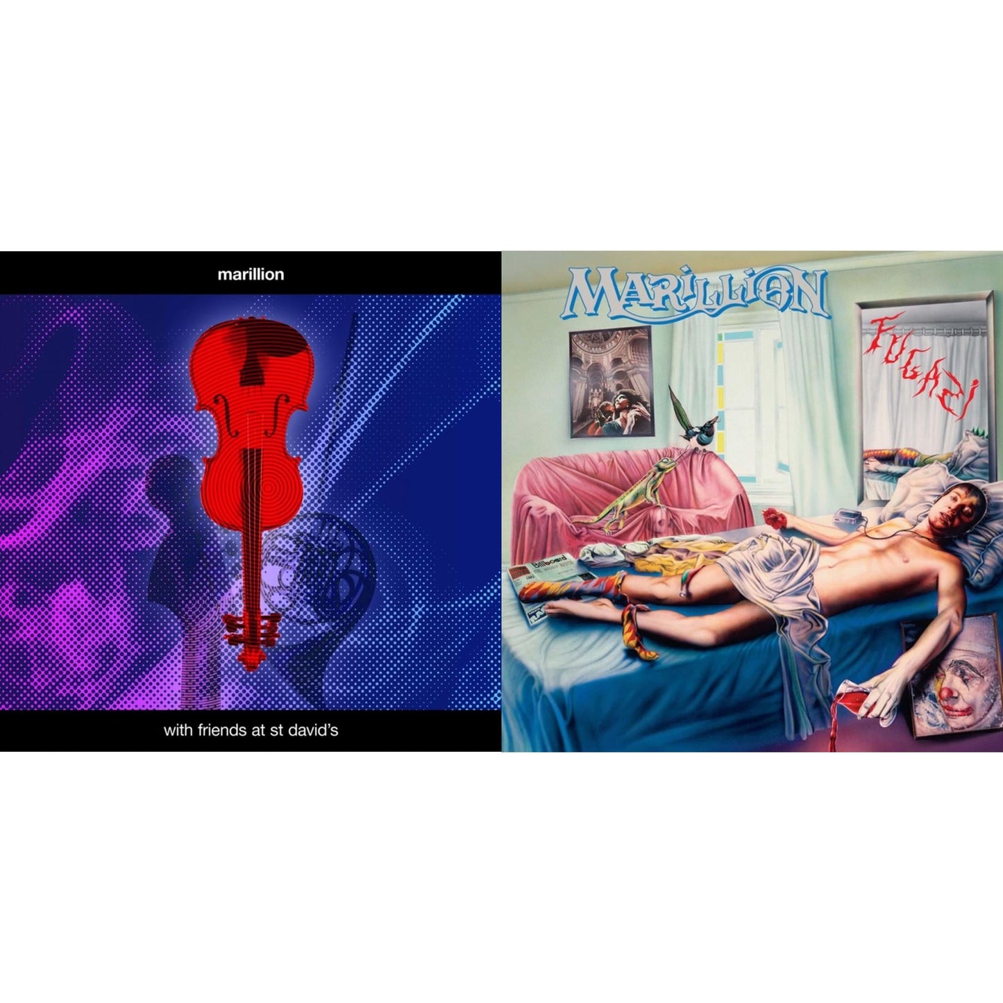 This is a 2 LP Vinyl SKU bundle.
1.This LP Vinyl is brand new.Format: LP VinylMusic Style: Prog RockThis item's title is: Fugazi (Deluxe Edition/4LP)Artist: MarillionLabel: RHINO/PARLOPHONEBarcode: 190295016463Release Date: 9/10/2021
2.This LP Vinyl is brand new.