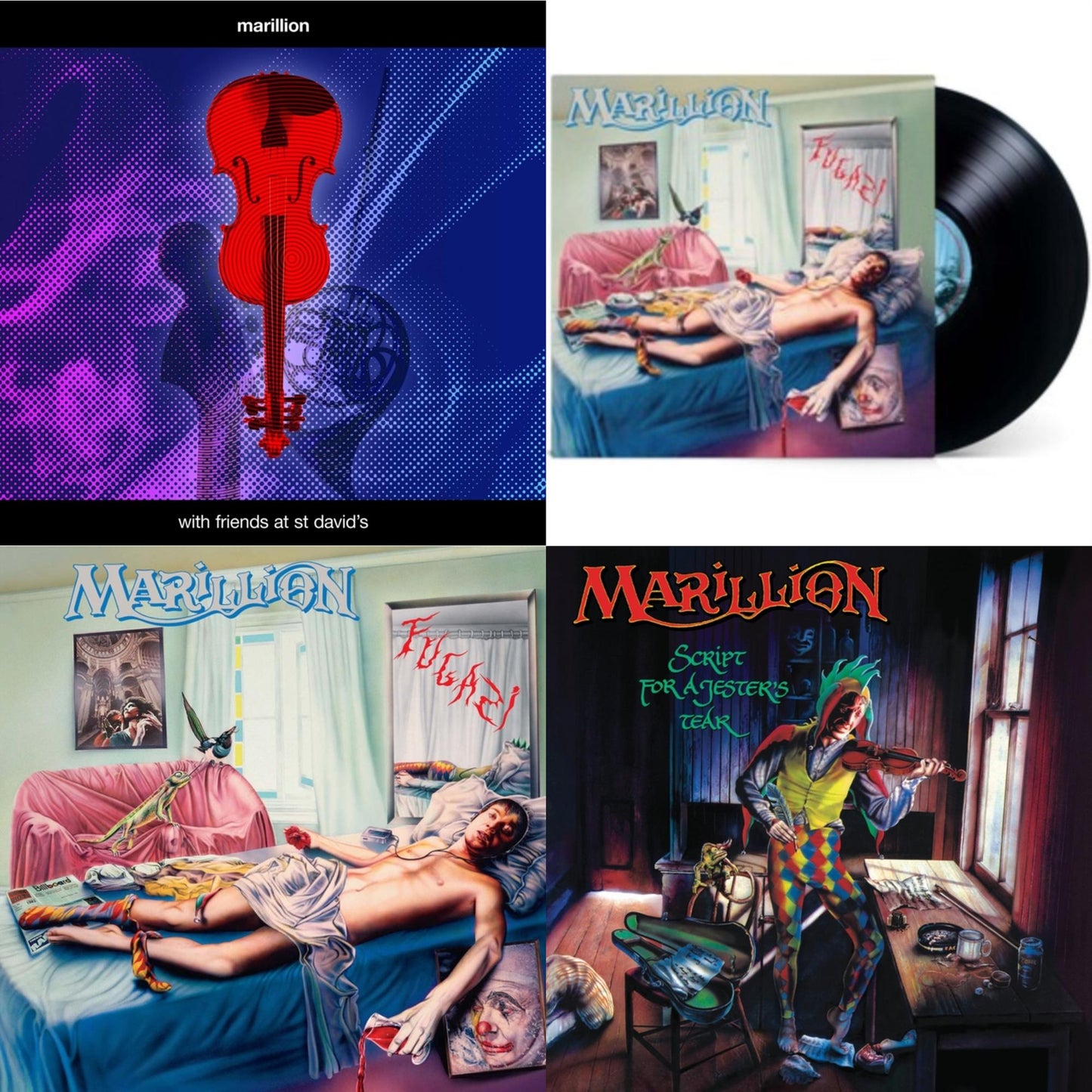 This is a 4 LP Vinyl SKU bundle.
1.This LP Vinyl is brand new.Format: LP VinylMusic Style: Prog RockThis item's title is: With Friends At St David'sArtist: MarillionLabel: EARMUSICBarcode: 4029759164722Release Date: 7/23/2021
2.This LP Vinyl is brand new.