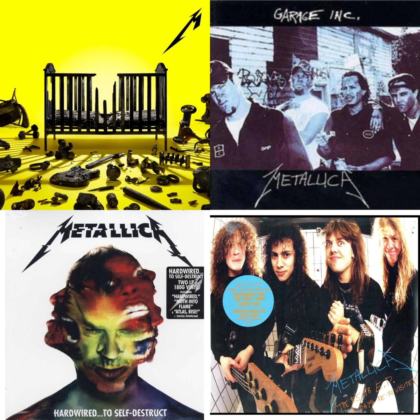 72 Seasons (2LP) & Garage Inc. & Hardwired To Self-Destruct (2LP/180G/Dl Card) & $5.98 Ep: Garage Days Re-Revisited (Remastered)