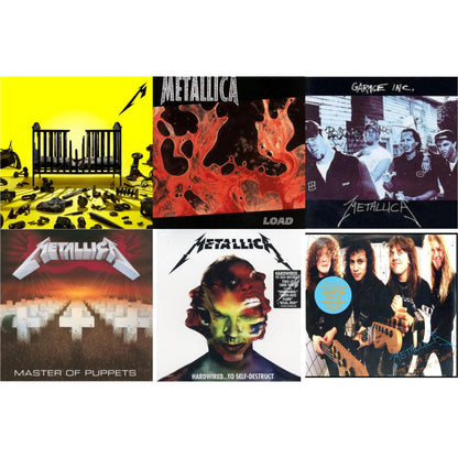 72 Seasons (2LP) & Load (Remastered/2LP/180G) & Garage Inc. & Master Of Puppets (Remastered) & Hardwired To Self-Destruct (2LP/180G/Dl Card) & $5.98 Ep: Garage Days Re-Revisited (Remastered)