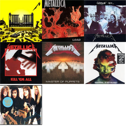 72 Seasons (2LP) & Load (Remastered/2LP/180G) & Garage Inc. & Kill Em All (180G) & Master Of Puppets (Remastered) & Hardwired To Self-Destruct (2LP/180G/Dl Card) & $5.98 Ep: Garage Days Re-Revisited (Remastered)