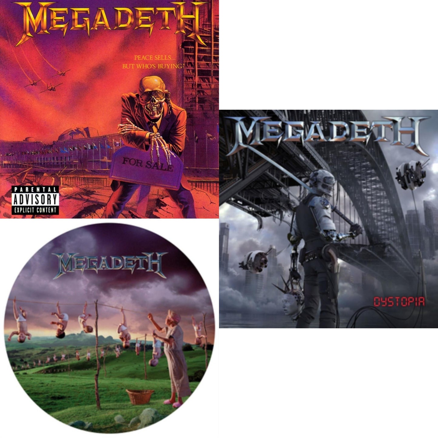 Peace Sells But Who's Buying & Youthanasia (Picture Disc) & Dystopia