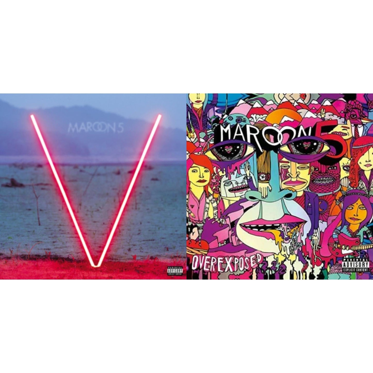 This is a 2 LP Vinyl SKU bundle.
1.This LP Vinyl is brand new.Format: LP VinylThis item's title is: V (X)Artist: Maroon 5Label: Interscope RecordsBarcode: 602547391070Release Date: 7/20/2015
2.This LP Vinyl is brand new.