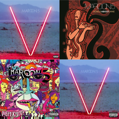 This is a 4 LP Vinyl SKU bundle.
1.This LP Vinyl is brand new.Format: LP VinylThis item's title is: VArtist: Maroon 5Label: INTERSCOPEBarcode: 602537962105Release Date: 9/2/2014
2.This LP Vinyl is brand new.