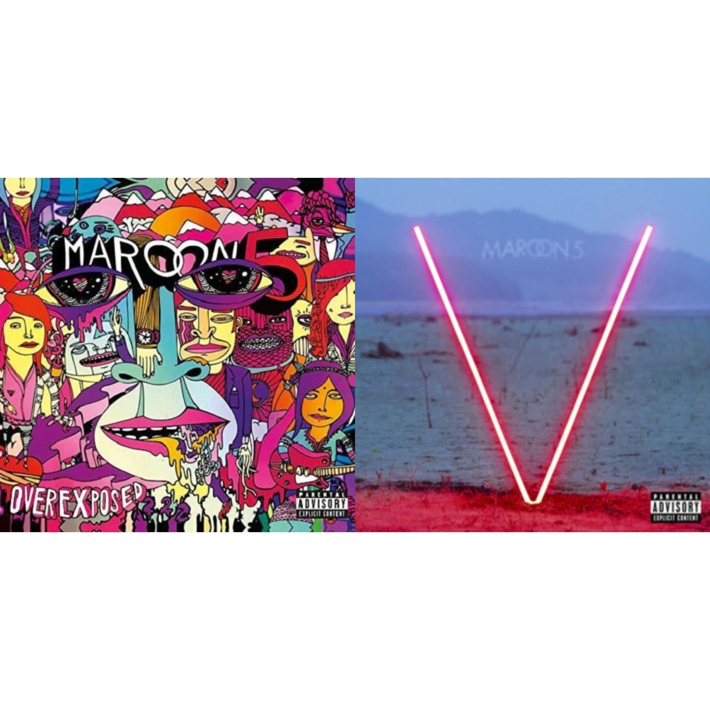 This is a 2 LP Vinyl SKU bundle.
1.This LP Vinyl is brand new.Format: LP VinylThis item's title is: VArtist: Maroon 5Label: INTERSCOPEBarcode: 602537962105Release Date: 9/2/2014
2.This LP Vinyl is brand new.