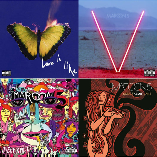 Love Is Like (X) (Yellow Marble LP Vinyl) & V & Overexposed & Songs About Jane
