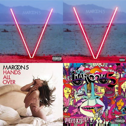 V & Maroon 5 - V (Black LP) (Exp) & Hands All Over & Overexposed