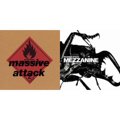 Massive Attack - Mezzanine & Blue Lines - LP Vinyl Bundle