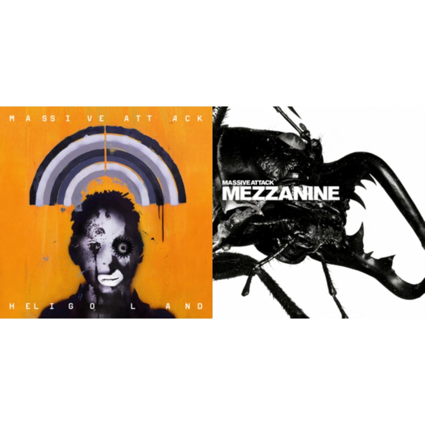 Heligoland (Standard White Barcode) & Mezzanine (2CD/Deluxe Edition)