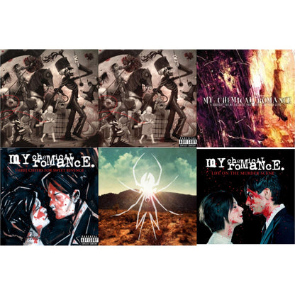 This is a 6 LP Vinyl SKU bundle.
1.This LP Vinyl is brand new.Format: LP VinylMusic Style: Pop PunkThis item's title is: Life On The Murder SceneArtist: My Chemical RomanceLabel: REPRISEBarcode: 093624894780Release Date: 2/12/2021
2.This LP Vinyl is brand new.