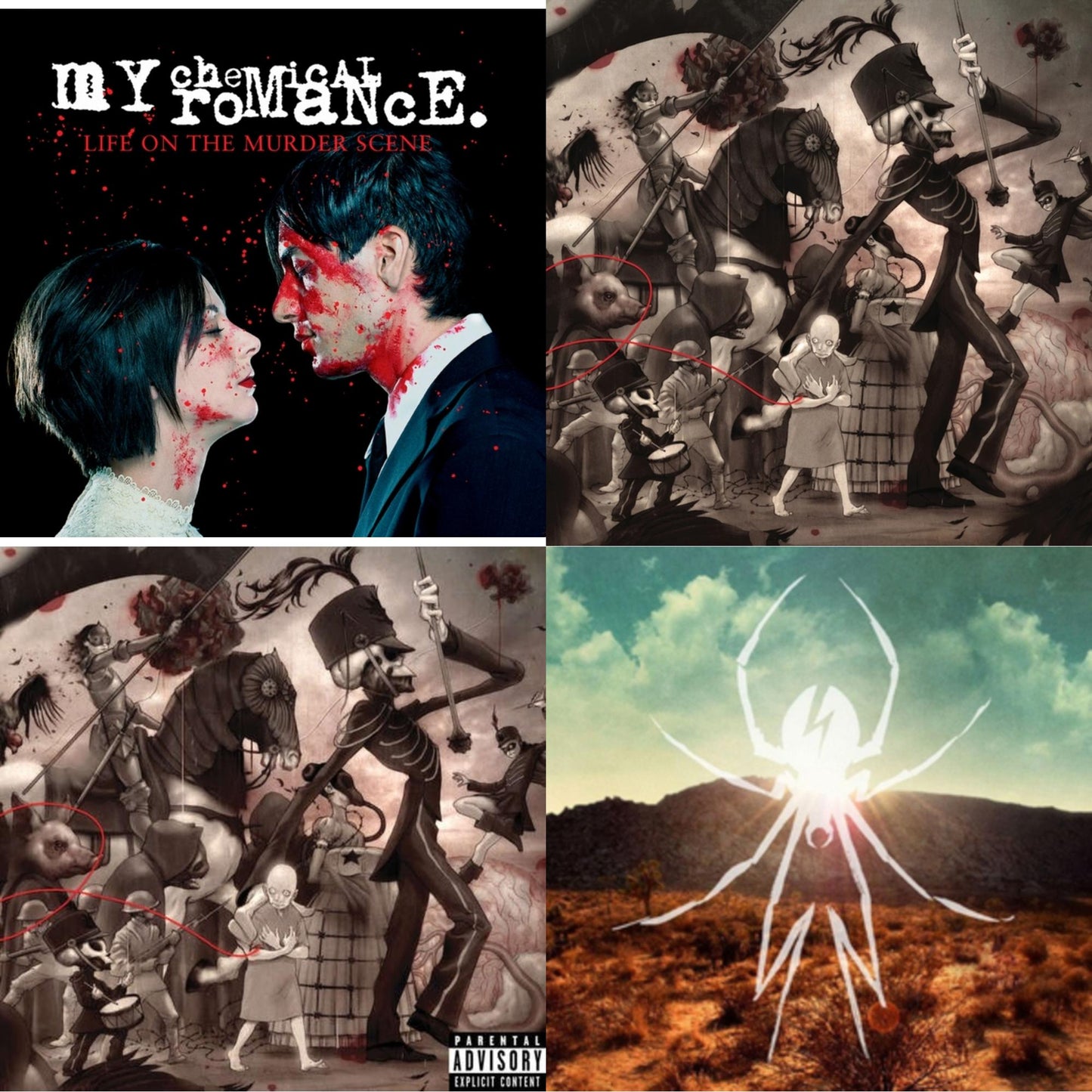 Life On The Murder Scene & Black Parade (X) (Picture Disc) & Black Parade (X) (2LP) & Danger Days: True Lives Of The Fabulous Killjoys