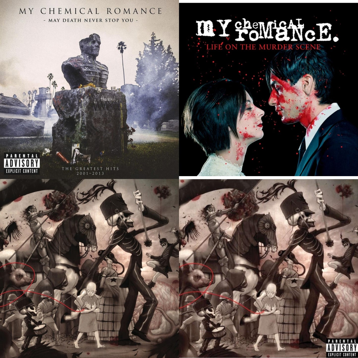 May Death Never Stop You (X) (2LP) & Life On The Murder Scene & Black Parade (X) (Picture Disc) & Black Parade (X) (2LP)