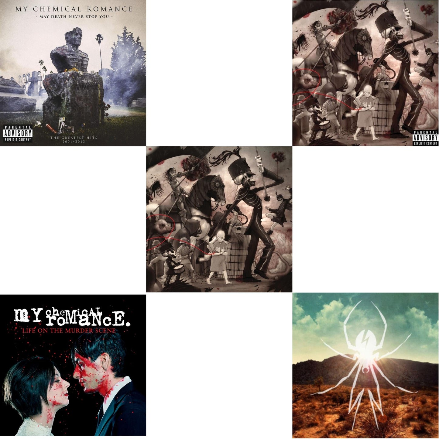 May Death Never Stop You (X) (2LP) & Life On The Murder Scene & Black Parade (X) (Picture Disc) & Black Parade (X) (2LP) & Danger Days: True Lives Of The Fabulous Killjoys