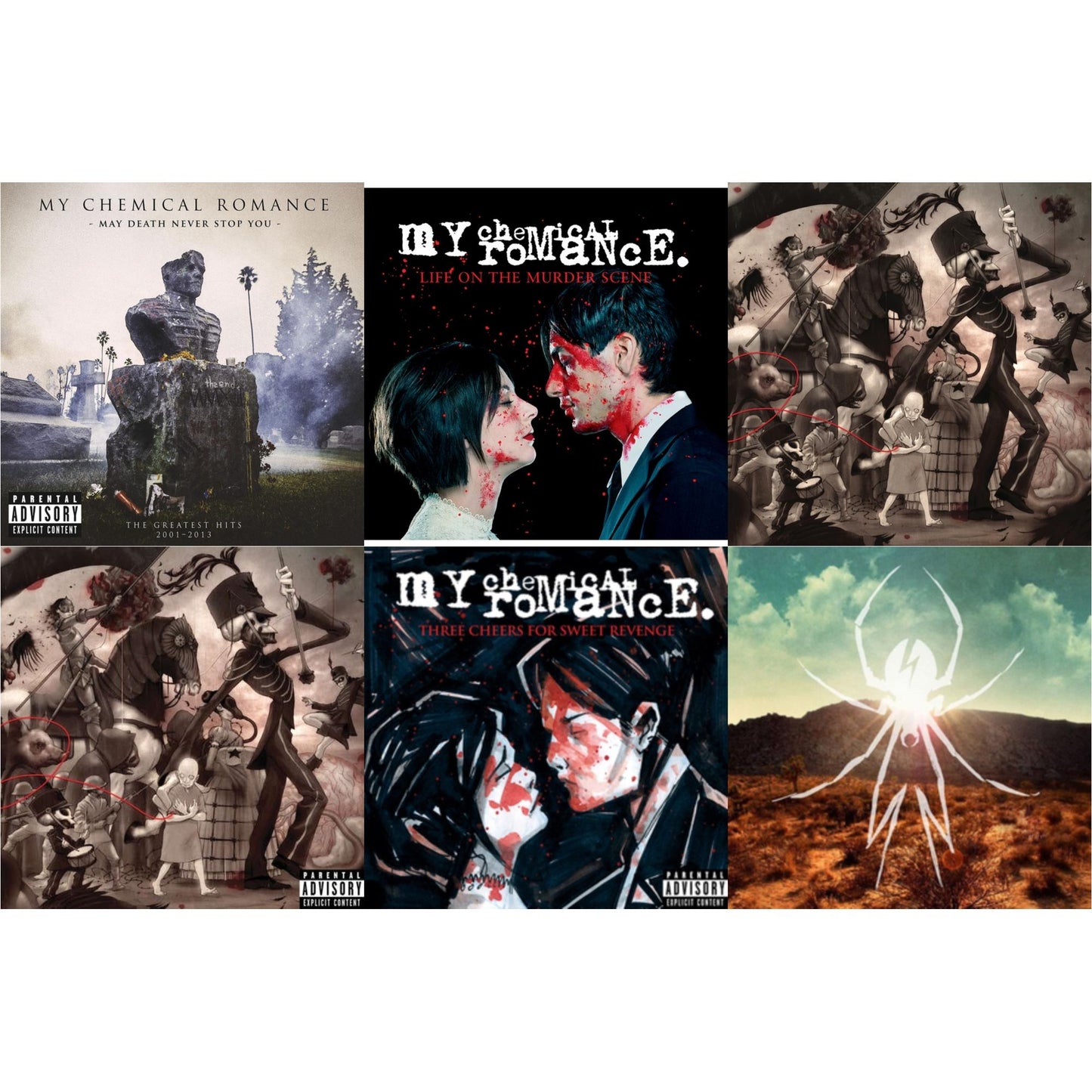 May Death Never Stop You (X) (2LP) & Life On The Murder Scene & Black Parade (X) (Picture Disc) & Black Parade (X) (2LP) & Three Cheers For Sweet Revenge & Danger Days: True Lives Of The Fabulous Killjoys