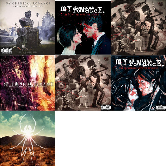 My Chemical Romance - May Death Never Stop You (X) (2LP) & Life On The Murder Scene & Black Parade (X) (Picture Disc) & I Brought You My Bullets You Brought Me Your Love & Black Parade (X) (2LP) & Three Cheers For Sweet Revenge & Danger Days: True