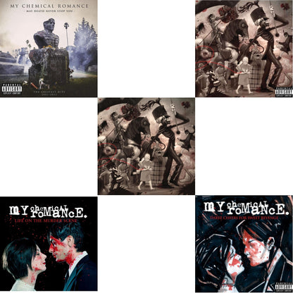 May Death Never Stop You (X) (2LP) & Life On The Murder Scene & Black Parade (X) (Picture Disc) & Black Parade (X) (2LP) & Three Cheers For Sweet Revenge