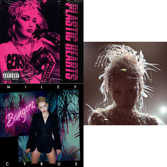 Plastic Hearts (X) (2LP) & Bangerz (10Th Anniversary) (Deluxe Version/2LP) & Something Beautiful