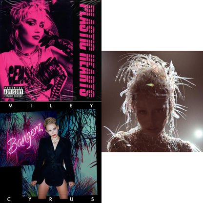 Plastic Hearts (X) (2LP) & Bangerz (10Th Anniversary) (Deluxe Version/2LP) & Something Beautiful