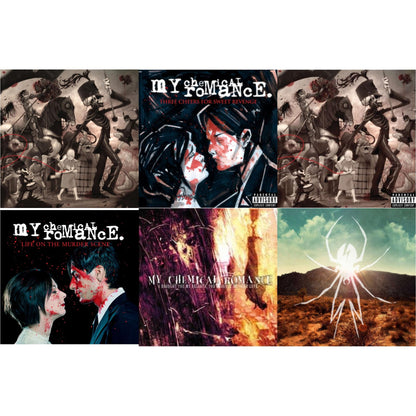 Life On The Murder Scene & Black Parade (X) (Picture Disc) & I Brought You My Bullets You Brought Me Your Love & Black Parade (X) (2LP) & Three Cheers For Sweet Revenge & Danger Days: True Lives Of The Fabulous Killjoys