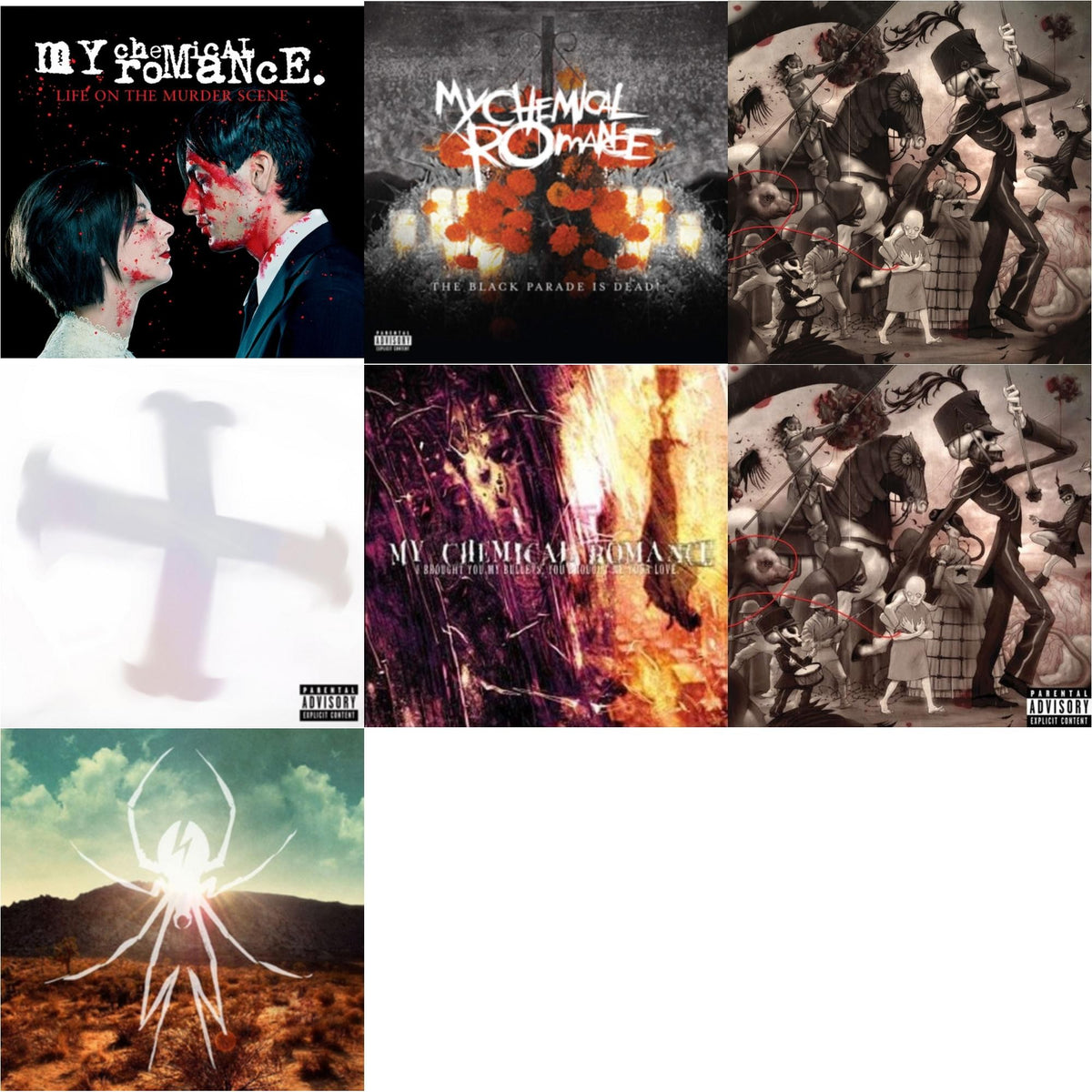Life On The Murder Scene & Black Parade Is Dead! & Black Parade (X) (Picture Disc) & Black Parade / Living With Ghosts (X) (10Th Anniversary Edition/3LP) & I Brought You My Bullets You Brought Me Your Love & Black Parade (X) (2LP)