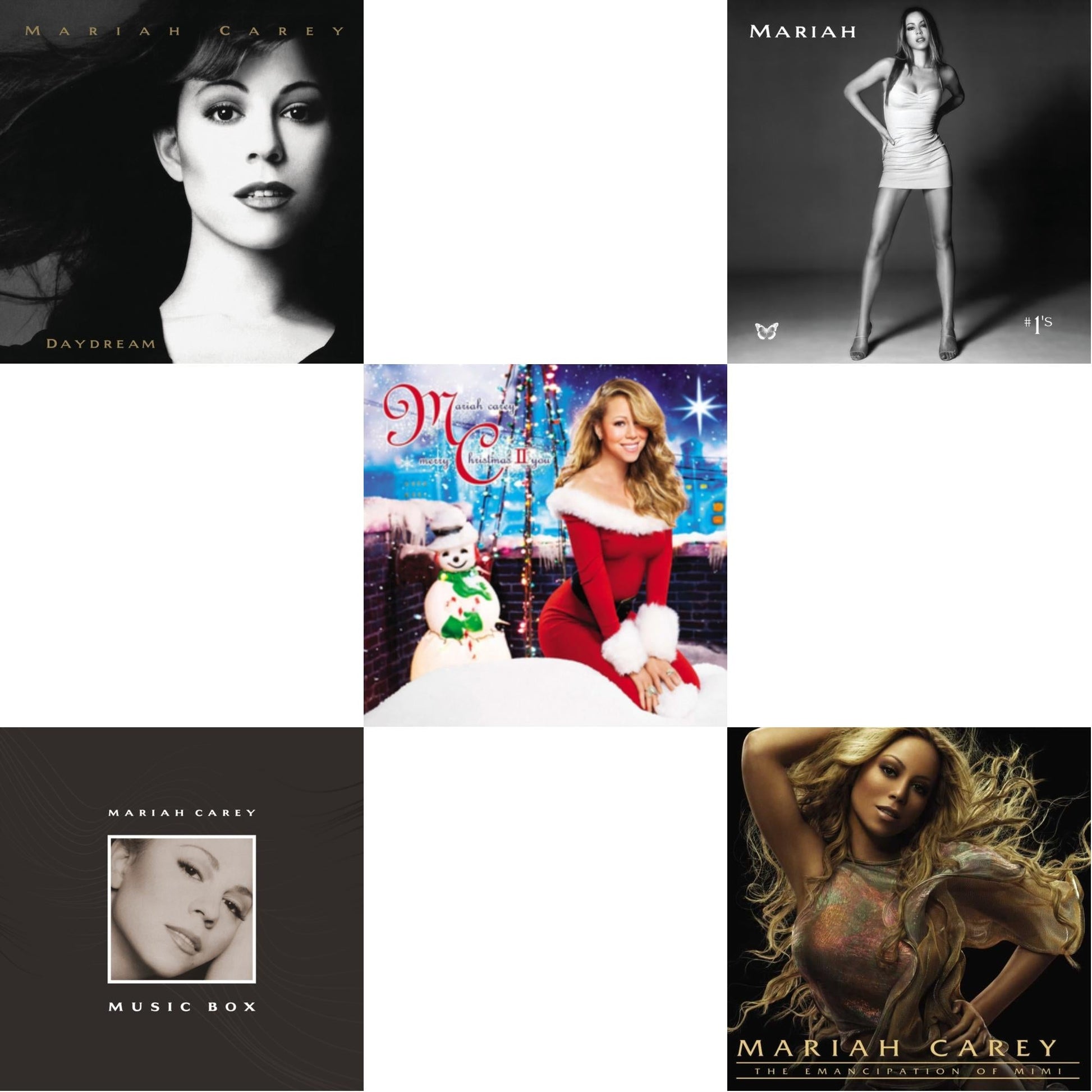 This is a 5 LP Vinyl SKU bundle.
1.This LP Vinyl is brand new.Format: LP VinylMusic Style: Contemporary R&BThis item's title is: DaydreamArtist: Mariah CareyLabel: LEGACYBarcode: 194397764017Release Date: 11/6/2020
2.This LP Vinyl is brand new.