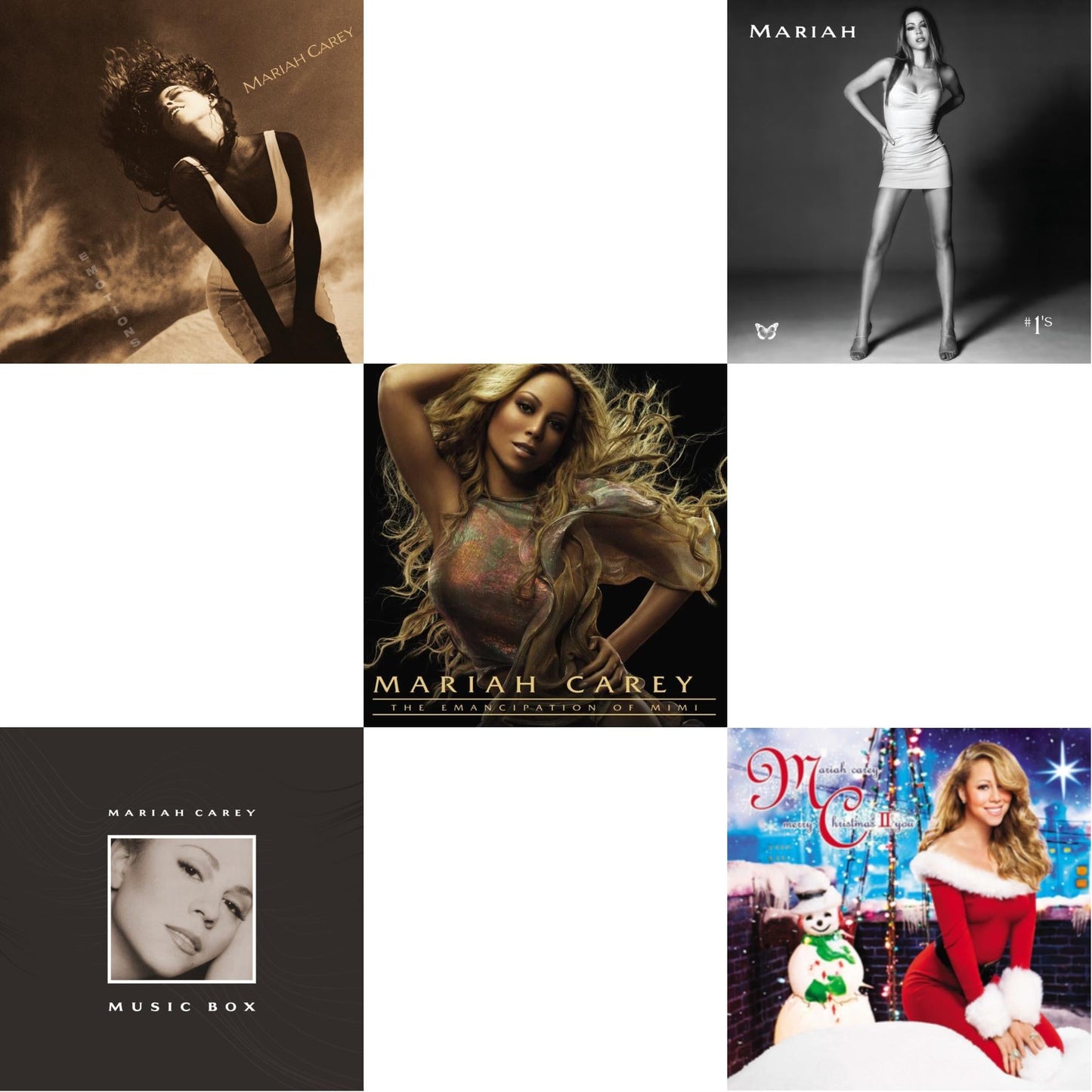 This is a 5 LP Vinyl SKU bundle.
1.This LP Vinyl is brand new.Format: LP VinylMusic Style: Contemporary R&BThis item's title is: EmotionsArtist: Mariah CareyLabel: LEGACYBarcode: 194397763713Release Date: 11/6/2020
2.This LP Vinyl is brand new.