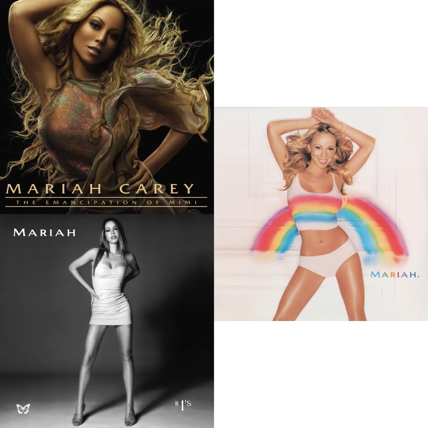 This is a 3 LP Vinyl SKU bundle.
1.This LP Vinyl is brand new.Format: LP VinylMusic Style: Contemporary R&BThis item's title is: Emancipation Of Mimi (2LP)Artist: Mariah CareyLabel: Island RecordsBarcode: 602508642777Release Date: 12/18/2020
2.This LP Vinyl is brand new.
