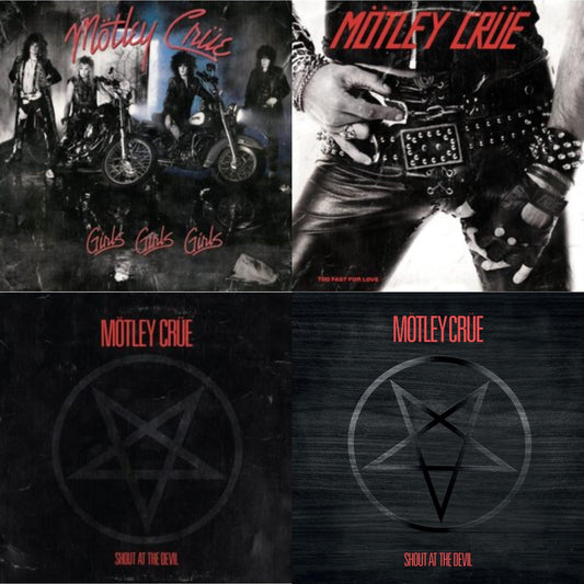 This is a 4 LP Vinyl SKU bundle.
1.This LP Vinyl is brand new.Format: LP VinylMusic Style: Hard RockThis item's title is: Girls, Girls, Girls (X) (2021 Remaster)Artist: Motley CrueLabel: BMG RIGHTS MANAGEMENT (US) LLCBarcode: 4050538782561Release Date: 7/22/2022
2.