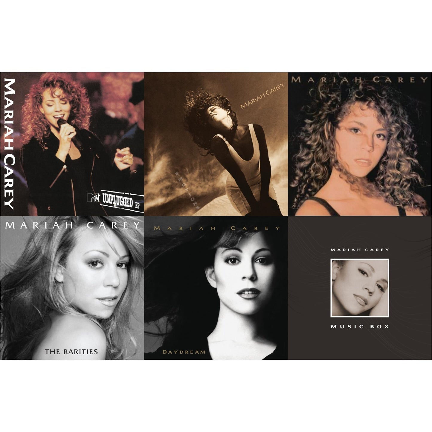 This is a 6 LP Vinyl SKU bundle.
1.This LP Vinyl is brand new.Format: LP VinylMusic Style: RnB/SwingThis item's title is: Mtv UnpluggedArtist: Mariah CareyLabel: LEGACYBarcode: 194397763911Release Date: 11/6/2020
2.This LP Vinyl is brand new.