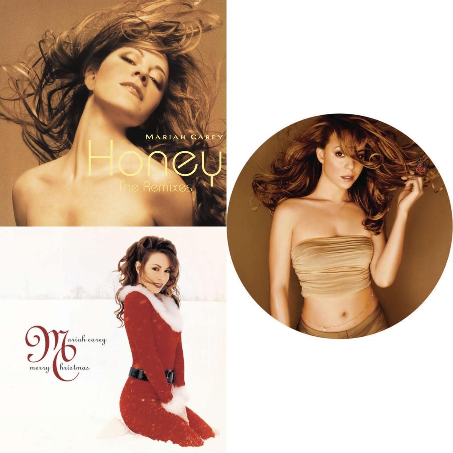 Honey Ep (2LP/Honey Vinyl) & Merry Christmas (Deluxe Anniversary/Red LP Vinyl) & Butterfly (Picture Disc)