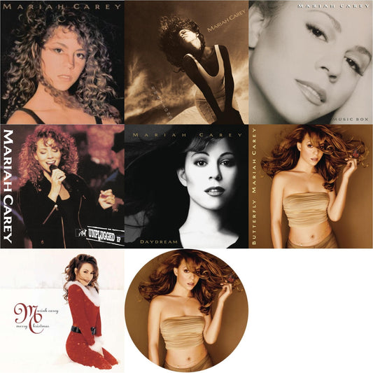 Mariah Carey & Emotions & Music Box & Mtv Unplugged & Daydream & Butterfly & Merry Christmas (Deluxe Anniversary/Red LP Vinyl) & Butterfly (Picture Disc)