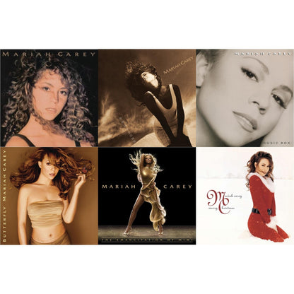 Mariah Carey & Emotions & Music Box & Butterfly & Emancipation Of Mimi (2LP) & Merry Christmas (Deluxe Anniversary/Red LP Vinyl)